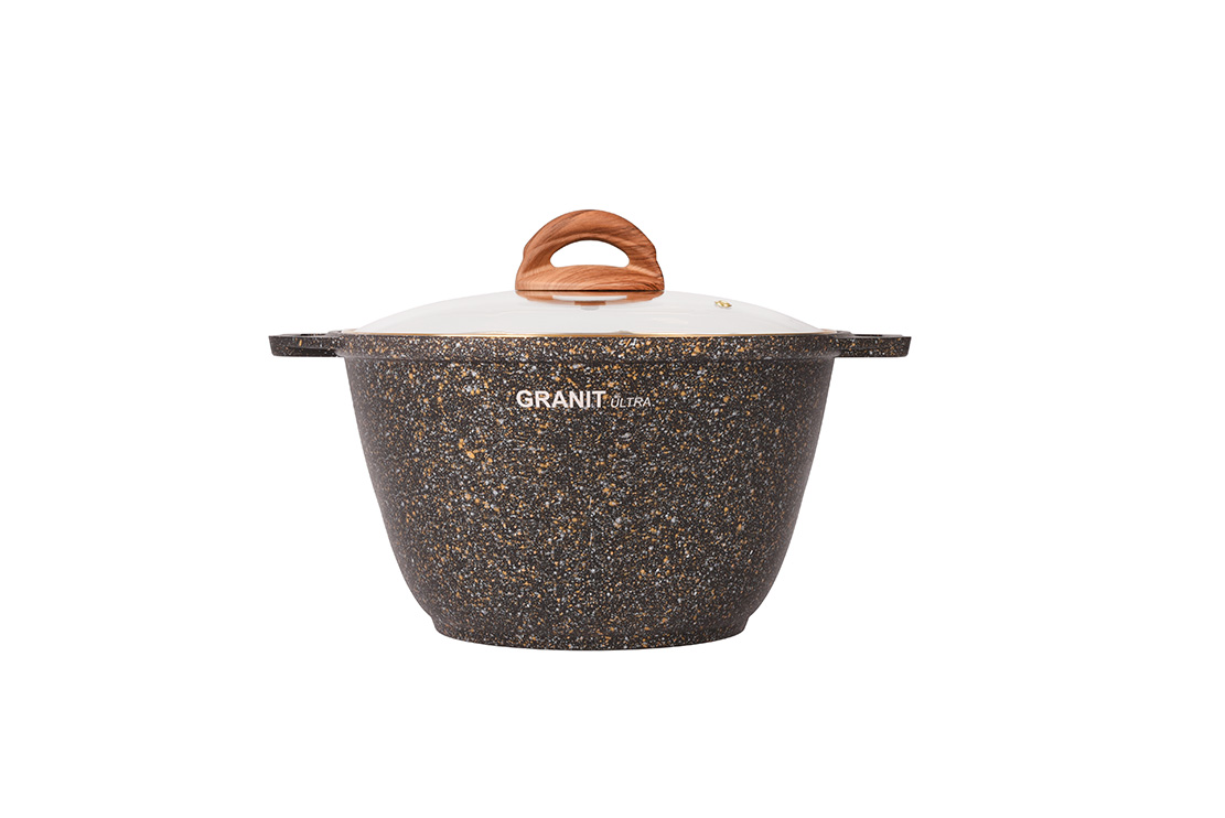 кгбг42а кастрюля 4л со ст. кр, Granit ultra (black-gold) 2 